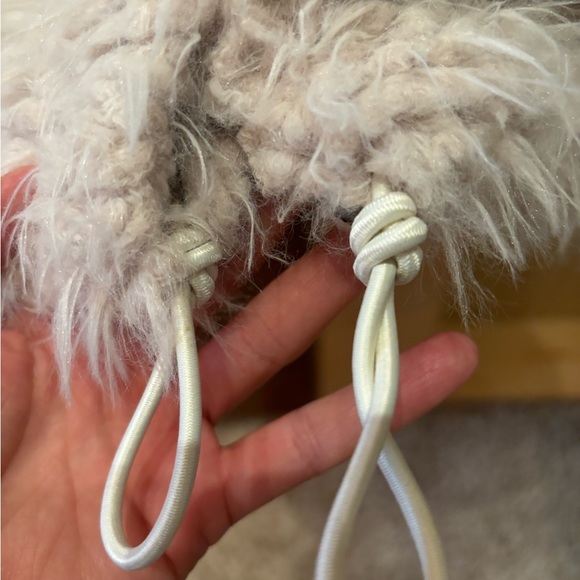 Free People One Zuri Parka Fuzzy Teddy Hooded Jacket Cream Sz S/P - Picture 10 of 14